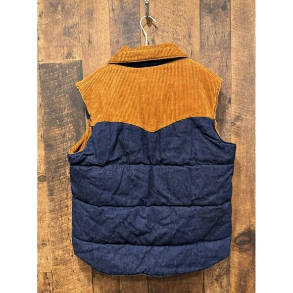 Vintage House Of Peerless Reversible Cowboy Style Vest Large EUC - Picture 5 of 8